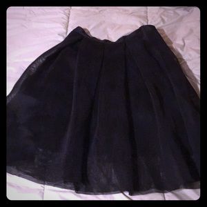 Black skirt -mesh